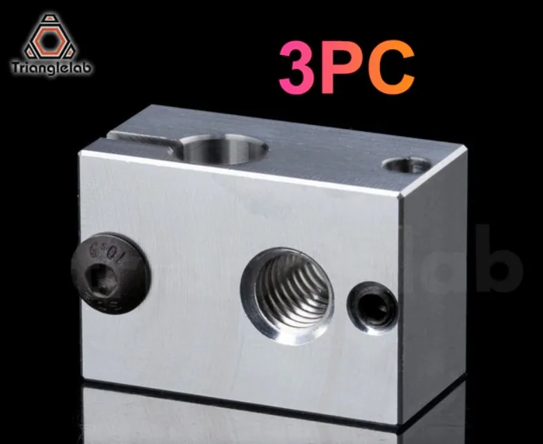 Нагревательный блок Trianglelab V6 для сенсорных картриджей для экструдера v6 HOTEND, для датчика PT100 для HOTEND v6