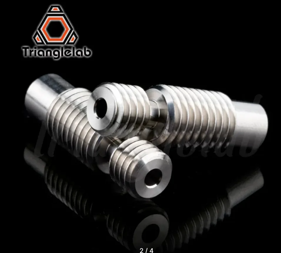Титановый термобарьер высокотемпературный Trianglelab GRADE5 V6 для 3D принтера VOLCANO V6 HOTEND