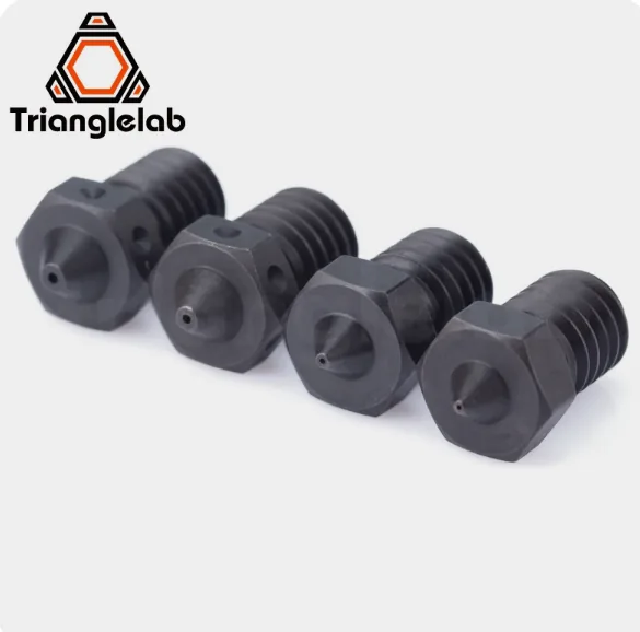 Сопло 0,25 Trianglelab A2 V6 из закаленной стали, совместимое с волокном из углеродного волокна PEI PEEK для экструдера v6 HOTEND Dragon RAPIDO Matrix
