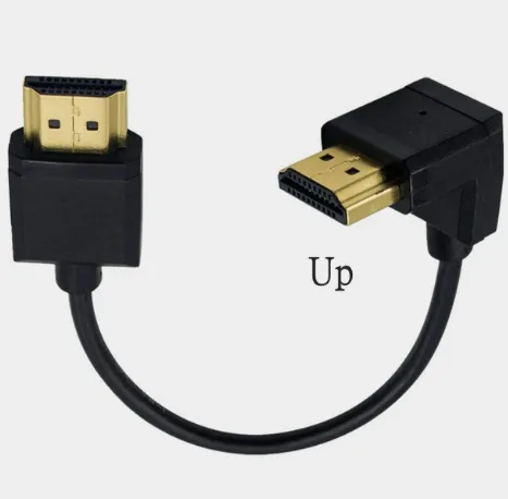 Кабель угловой HDMI HDMI (0.15m)