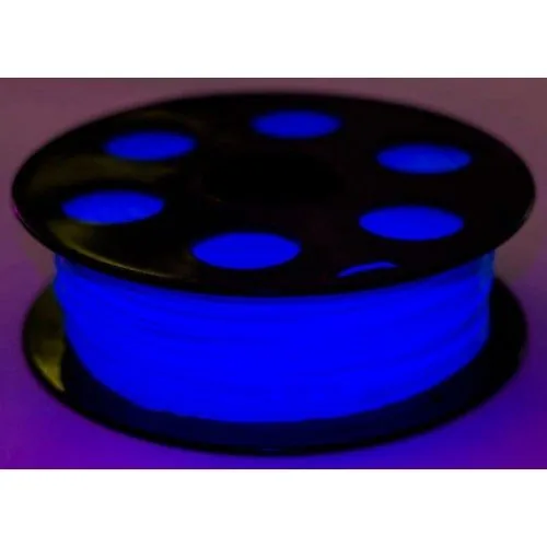 PLA Флуоресцентный Голубой 500 гр. 1.75 мм пластик Bestfilament для 3D-принтера
