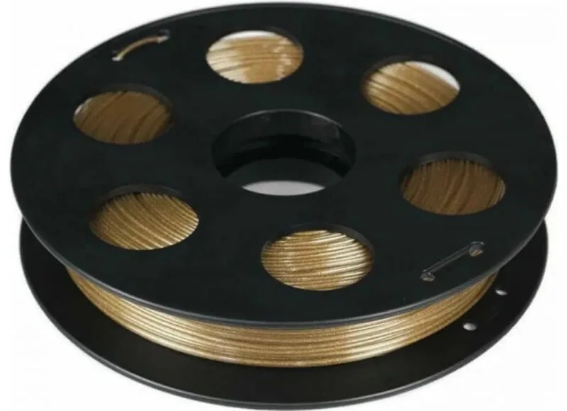 PLA Золотистый Металлик 500 гр. 1.75 мм пластик Bestfilament для 3D-принтера