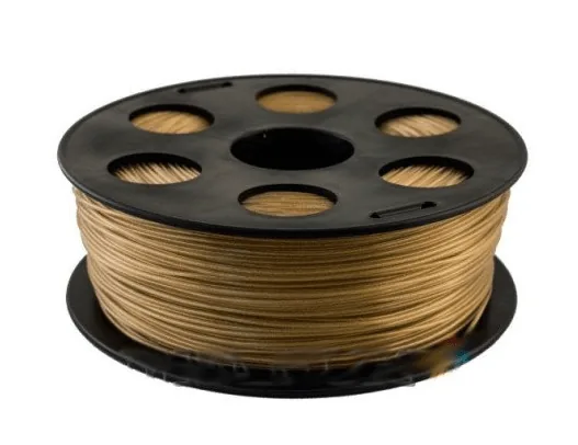 PLA Золотистый Металлик 1000 гр. 1.75 мм пластик Bestfilament для 3D-принтера