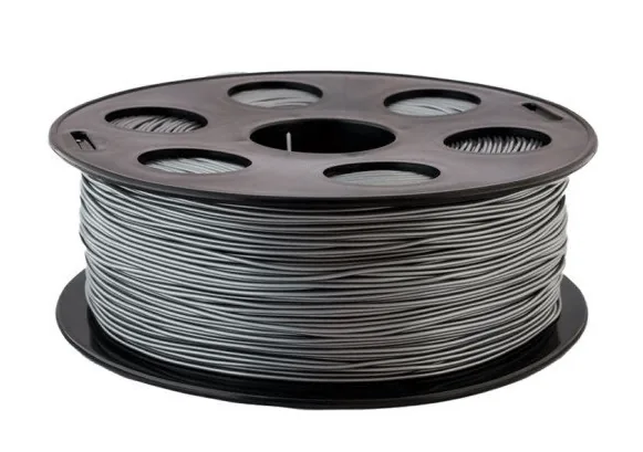 PLA Серебристый Металлик 1000 гр. 1.75 мм пластик Bestfilament для 3D-принтера