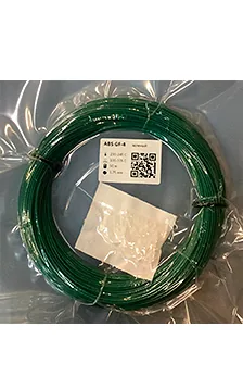 ABS GF-4 зеленый моток 50 м, 1,75 мм, пластик Filamentarno для 3D-принтера