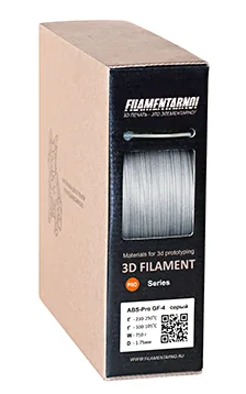 ABS GF-4 светло-серый 750 г, 1,75 мм, пластик Filamentarno для 3D-принтера