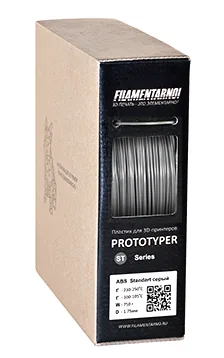ABS Pro серый 750 г, 1,75 мм, пластик Filamentarno для 3D-принтера