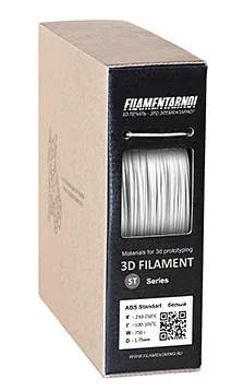 ABS Standart белый 750 г, 1.75 мм, пластик Filamentarno для 3D-принтера