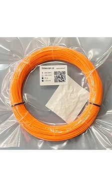 ABS Titan GF-12 оранжевый моток 50 м, 1,75 мм, пластик Filamentarno для 3D-принтера (C)