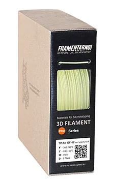 ABS Titan GF-12 натуральный 750 г, 1,75 мм, пластик Filamentarno для 3D-принтера