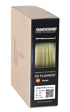 PA66 GF-30 натуральный 750 г, 1,75 мм, пластик Filamentarno для 3D-принтера (c)