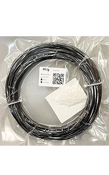 PETg черный моток 50 м, 1,75 мм, пластик Filamentarno для 3D-принтера