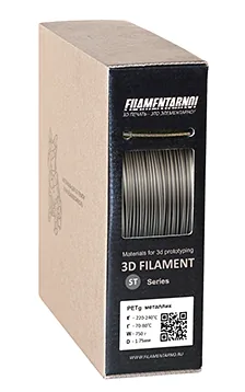 PETg металлик 750 г, 1,75 мм, пластик Filamentarno для 3D-принтера