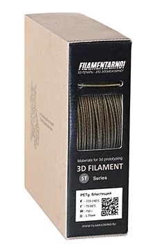 PETg блестящий 750 г, 1,75 мм, пластик Filamentarno для 3D-принтера