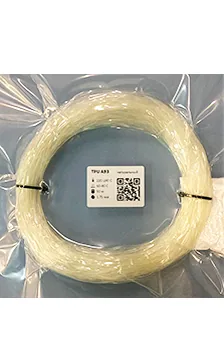 TPU A93 натуральный моток 50 м, 1,75 мм, пластик Filamentarno для 3D-принтера (B)