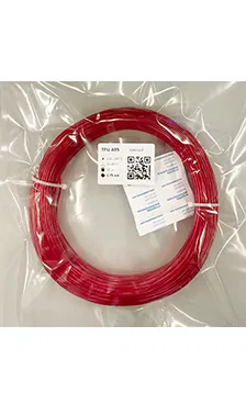 TPU A93 красный моток 50 м, 1,75 мм, пластик Filamentarno для 3D-принтера