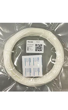 TPU A93 белый моток 50 м, 1,75 мм, пластик Filamentarno для 3D-принтера