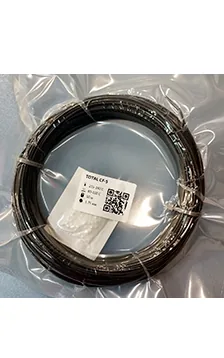 TPU Total Pro CF-5 черный моток 50 м, 1,75 мм, пластик Filamentarno для 3D-принтера
