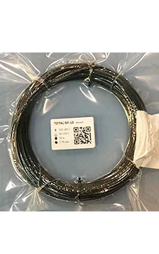 TPU Total Pro GF-10 черный моток 50 м, 1,75 мм, пластик Filamentarno для 3D-принтера