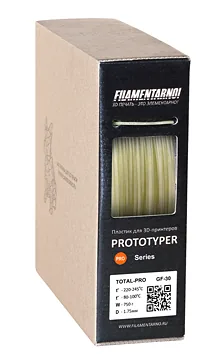 TPU Total Pro GF-30 натуральный 750 г, 1,75 мм, пластик Filamentarno для 3D-принтера