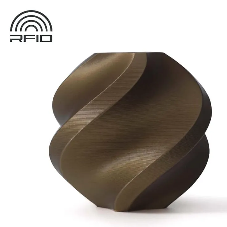 Катушка PLA Basic пластика Bambu lab - RFID 1.75 мм 1кг, бронзовая (10801)