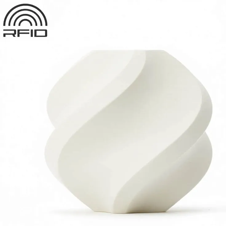 Катушка PLA Lite пластика Bambu lab-RFID 1.75 мм 1кг, белая (16103)