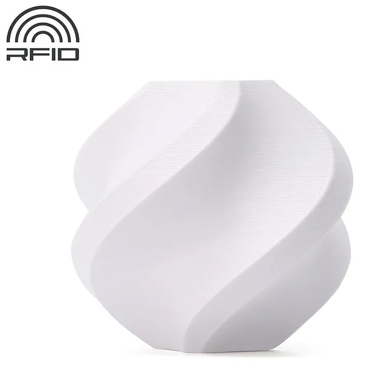 Катушка PETG Basic пластика Bambu lab 1.75 мм 1кг, белая (30106)
