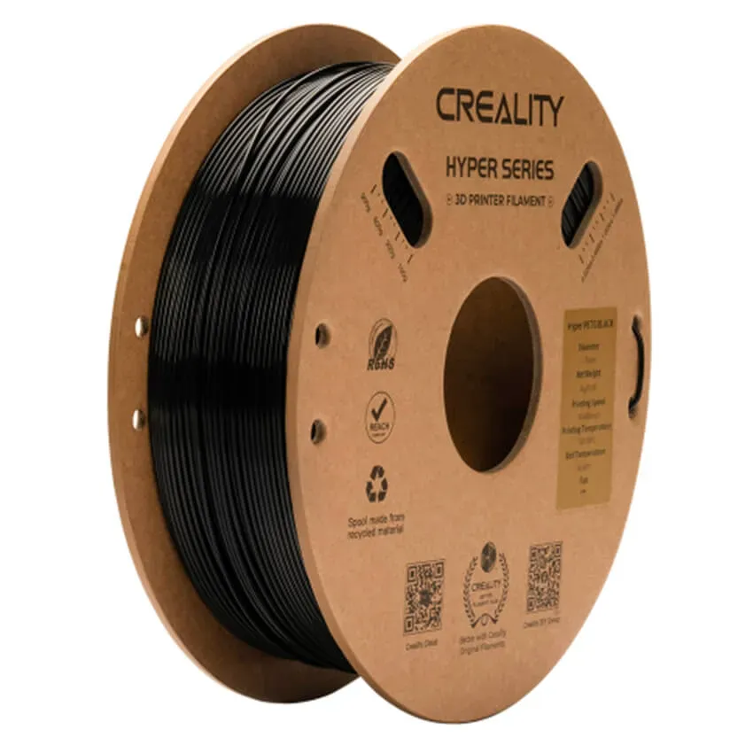 Пластик Creality Hyper PETG диаметр 1,75мм 1кг черный