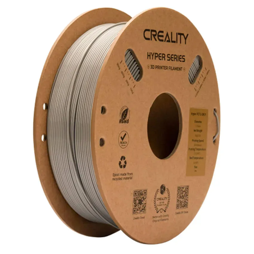 Пластик Creality Hyper PETG диаметр 1,75мм 1кг цвет: серый