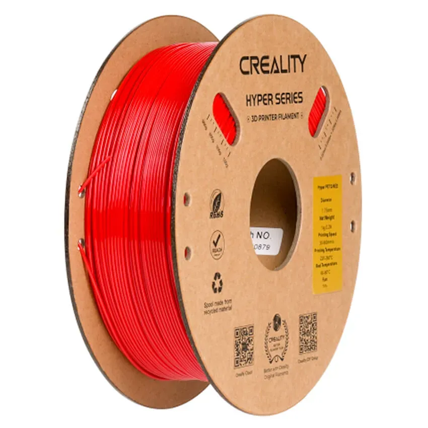 Пластик Creality Hyper PETG диаметр 1,75мм 1кг красный