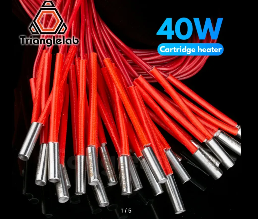 Нагревательный картридж 12V Trianglelab 6x20/12V/40W