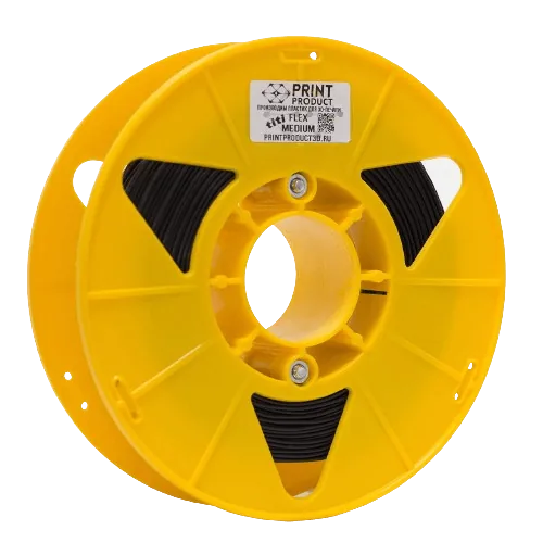 Titi Flex Medium Черный 200 гр 1.75мм пластик PrintProduct для 3D-принтера