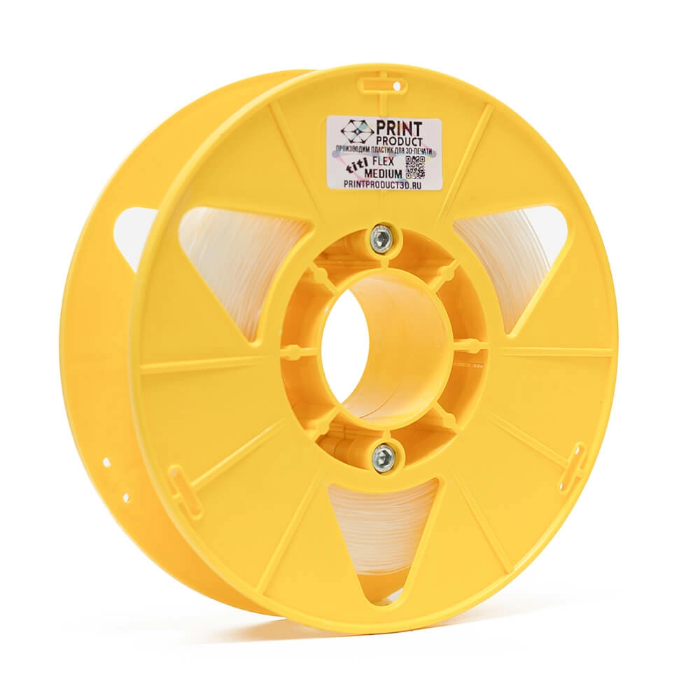 Titi Flex Medium Прозрачный ,моток 50 м., 1,75мм, пластик PrintProduct для 3D-принтера