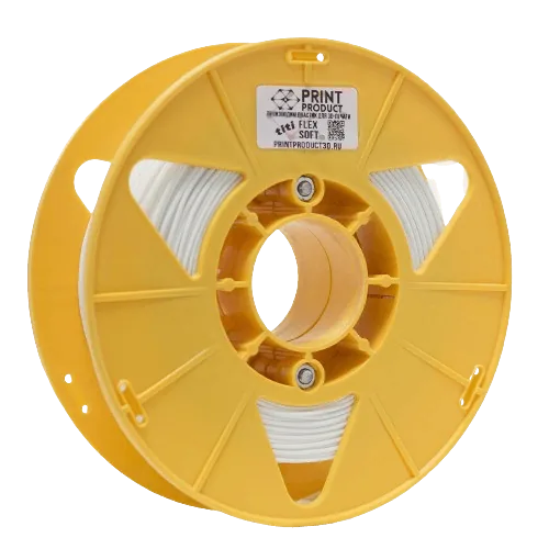 Titi Flex Soft Белый, моток 50 м, 1.75 мм, пластик PrintProduct для 3D-принтера