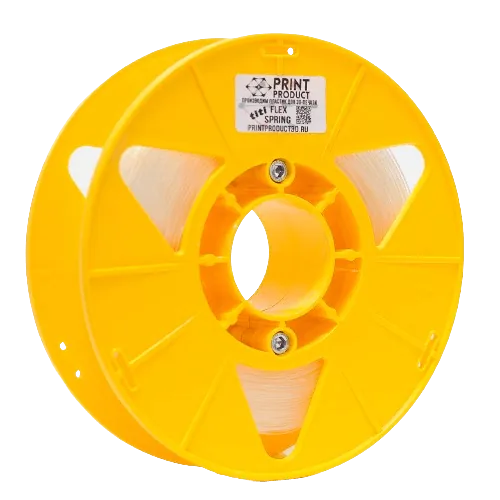 Titi Flex Spring Прозрачный, моток 50 м, 1.75 мм, пластик PrintProduct для 3D-принтера