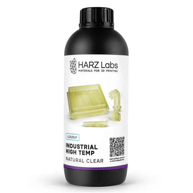 Фотополимерная смола HARZ Labs Industrial High Temp, натуральная (1 кг)